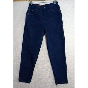 Vintage Boniour Tapered Womens Jeans Size 13/14 P Dark Wash 100% Cotton USA Made